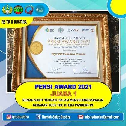 Piagam Penghargaan PERSI AWARD 2021